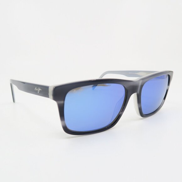 Maui Jim MJ812-06E WAIPIO VALLEY Grey/Blue Hawaii Polarized, Sunglasses. - Picture 1 of 10